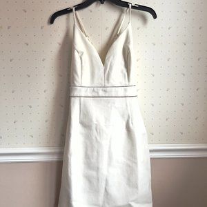 Fashion Nova White Sleeveless Bodycon Dress